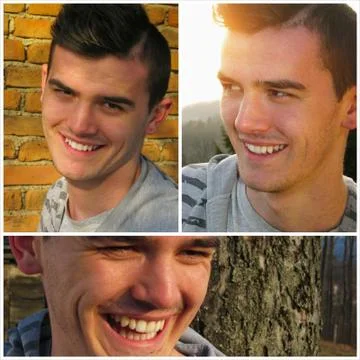 Handsome young man Stock Photos