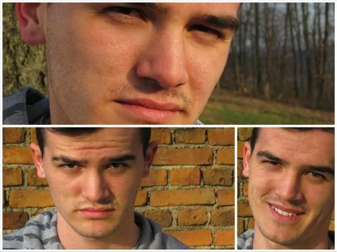 Handsome young man Stock Photos
