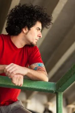 Handsome young man Stock Photos