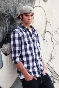 Handsome young man Stock Photos