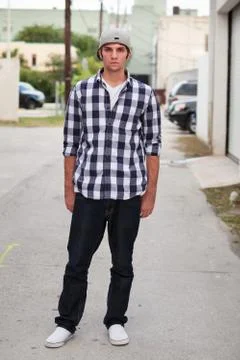 Handsome young man Stock Photos