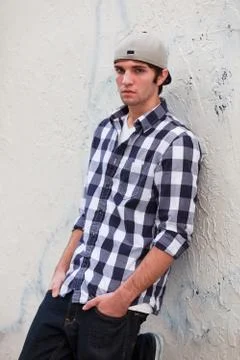 Handsome young man Stock Photos