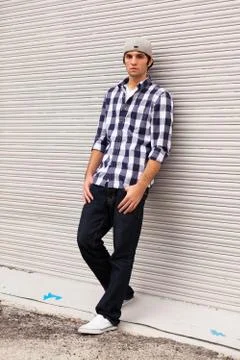 Handsome young man Stock Photos