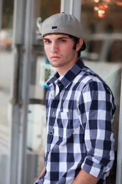 Handsome young man Stock Photos