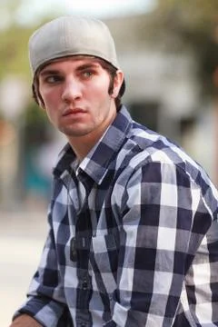 Handsome young man Stock Photos