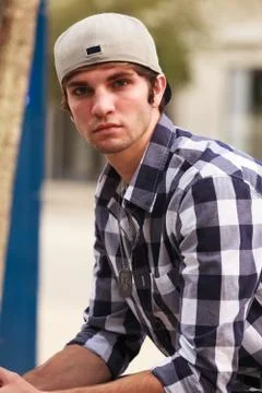 Handsome young man Stock Photos