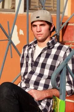 Handsome young man Stock Photos