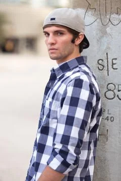 Handsome young man Stock Photos