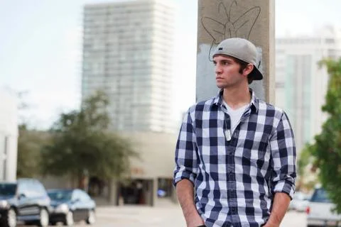 Handsome young man Stock Photos