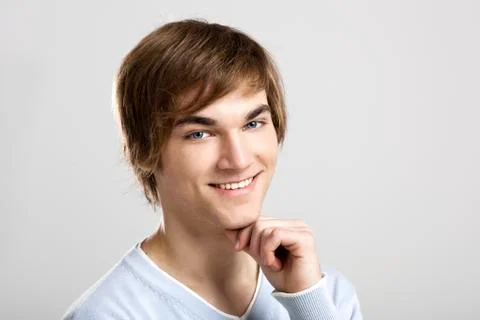 Handsome  young man Stock Photos