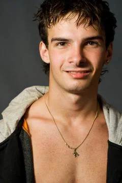 Handsome young man Stock Photos