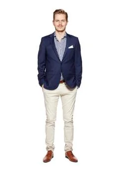 Handsome young man Stock Photos