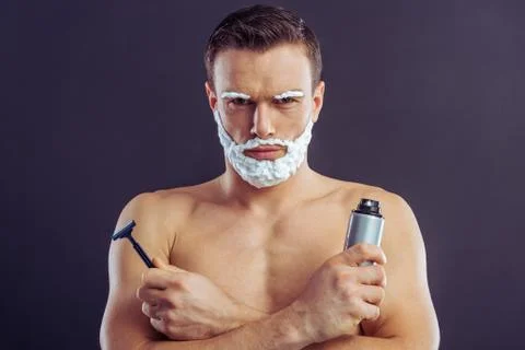 Handsome young man Stock Photos