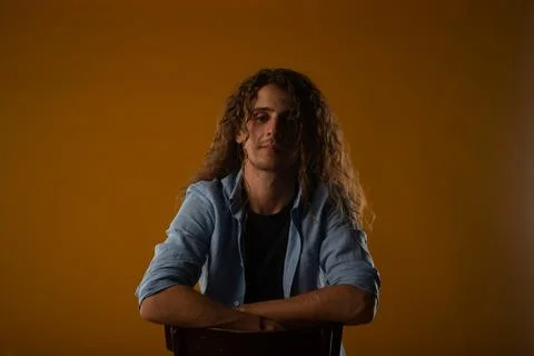 Handsome young man Stock Photos