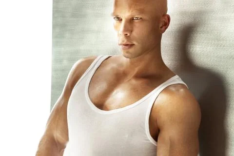 Handsome young man posing. Foto stock