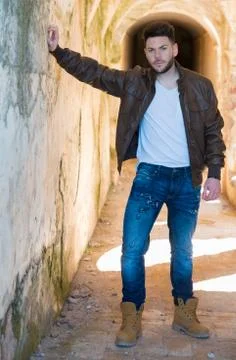 Handsome young man posing Photos