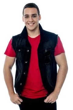 Handsome young man posing in style Stock Photos