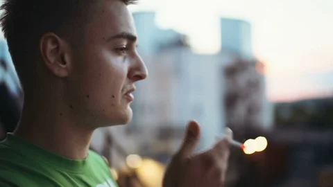 young people smoking cigarettes