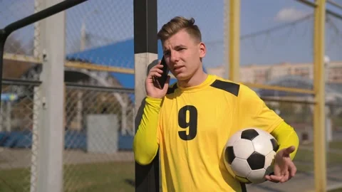 Handsome Young Man Talking on Smartphone. Stock Footage 152080117