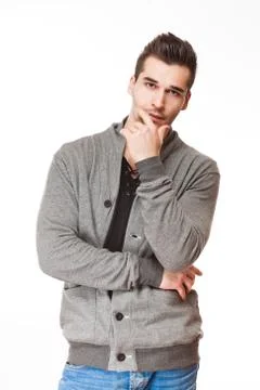 Handsome young student. Stock Photos