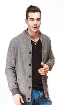 Handsome young student. Foto stock
