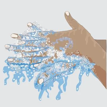 Handwashing. Stock Illustration