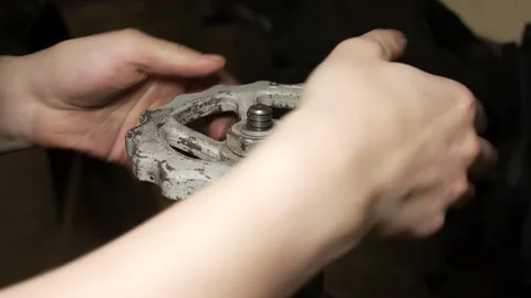 The handwheel of the gate valve opens Stock Footage 169835081