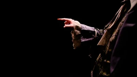 Handwriting on a black background Stock Footage 73931049