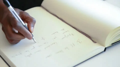 Handwriting Stock Footage 22768321