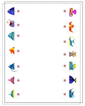 Handwriting practice sheet. Educational children s game, restore the dotted l Stock Illustration
