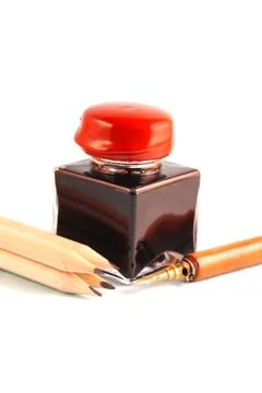 Handwriting set Stock Photos