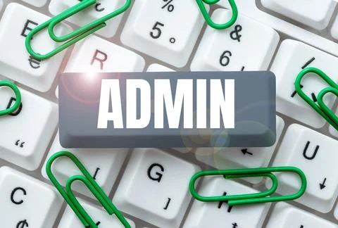 Handwriting text Admin. Word Written on Officials in executive branch of Stock Photos