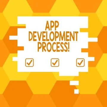 Handwriting text App Development Process. Concept meaning prediction of upcoming Illustrazione stock