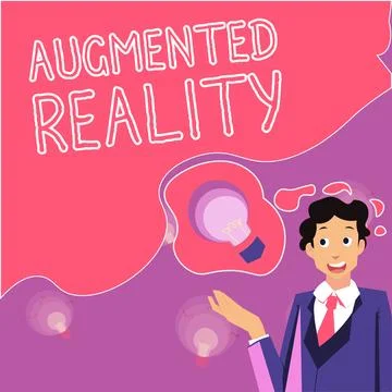 Handwriting text Augmented Reality. Conceptual photo technology that imposes イラスト素材