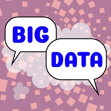 Handwriting text Big Data. Business approach sets that so complex that Stock Illustration