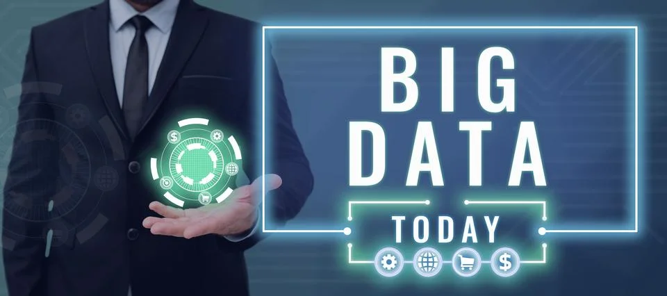 Handwriting text Big Data. Internet Concept sets that so complex that Stock Photos