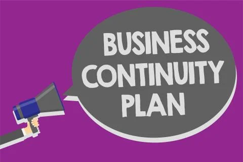 Handwriting text Business Continuity Plan. Concept meaning creating systems p イラスト素材