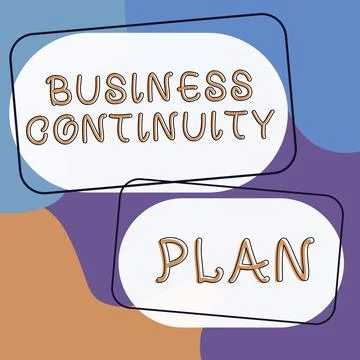 Handwriting text Business Continuity Plan. Business concept creating systems イラスト素材