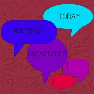 Handwriting text Business Creativity. Concept meaning act of turning new and Stock Illustration