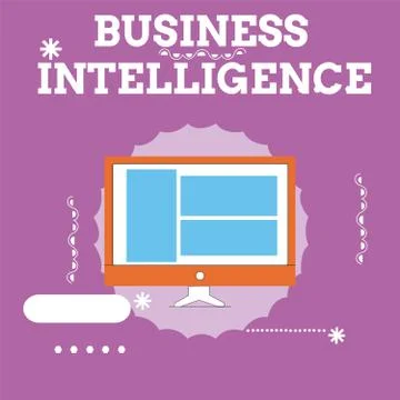 Handwriting text Business Intelligence. Concept meaning Best Practice of Info イラスト素材