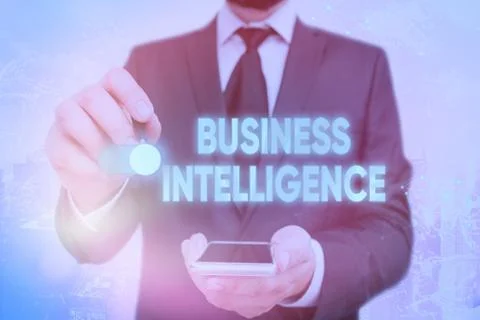 Handwriting text Business Intelligence. Concept meaning Best Practice of Stock Photos