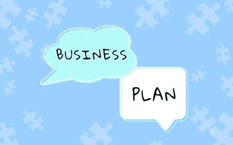 Handwriting text Business Plan. Conceptual photo Structural Strategy Goals and Stock-Illustration