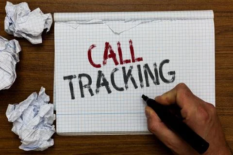 Handwriting text Call Tracking. Concept meaning Organic search engine Digital Stock Photos