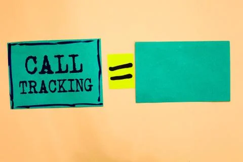 Handwriting text Call Tracking. Concept meaning Organic search engine Digital Stock Photos