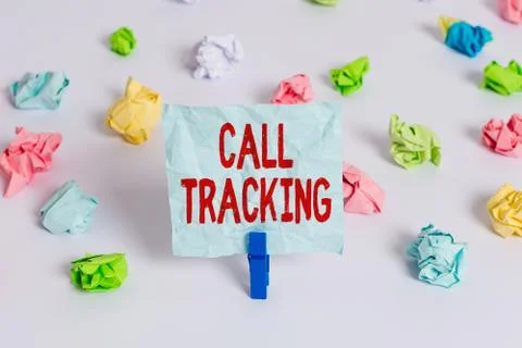 Handwriting text Call Tracking. Concept meaning Organic search engine Digital Stock Photos