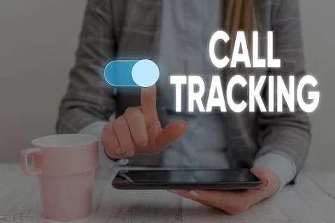 Handwriting text Call Tracking. Concept meaning Organic search engine Digital Stock Photos