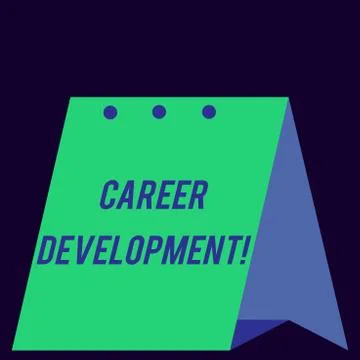 Handwriting text Career Development. Concept meaning Lifelong learning Improving Illustrazione stock