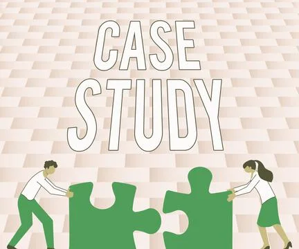 Handwriting text Case Study. Word Written on A subject matter to be discussed Illustrazione stock