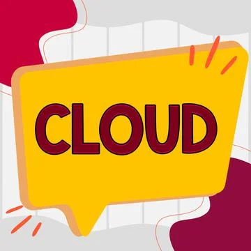 Handwriting text Cloud. Business approach anything that involves delivering 库存插图