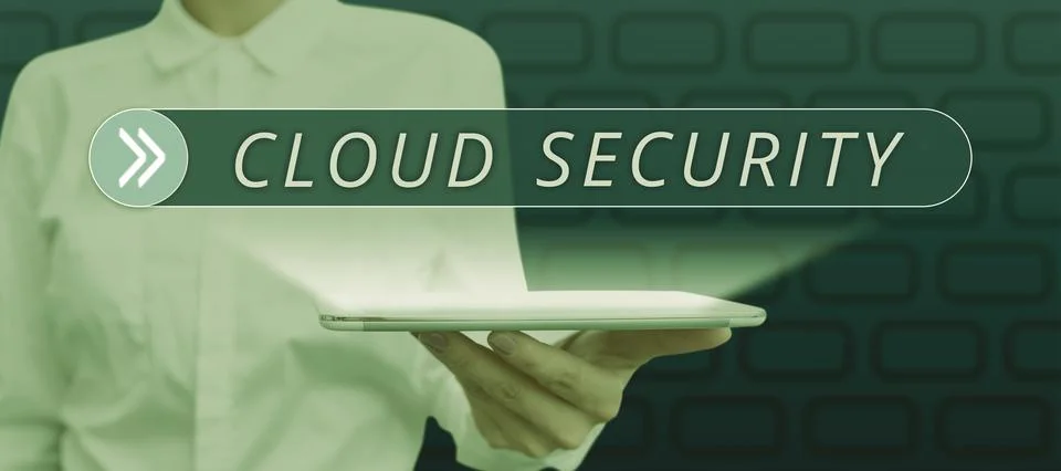 Handwriting text Cloud Security. Word for Imposing a secured system of existing Stock Photos